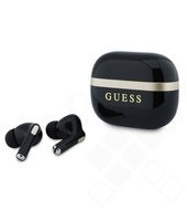 Guess Gold Line Glossy Finish TWS Wireless Earphones - black