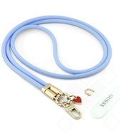 Guess Silicone Crossbody Strap Heart - blue 3666339687724 GUUCBLSSMCB