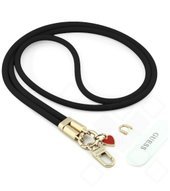Guess Silicone Crossbody Strap Heart - black 3666339687717 GUUCBLSSMCK
