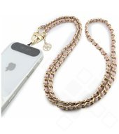 Guess Saffiano Crossbody Strap 4G Chain - pink 3666339677572 GUOUCHSAMC4LP