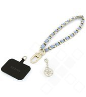 Guess Saffiano Wrist Strap 4G Chain - blue 3666339687694 GUOUCHSAMC4B