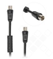 goobay HF Antennenkabel 0250 B 2.5m - black 4040849507298