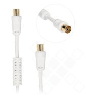 HF Antennenkabel 0250-G 2.5m - white 4040849672774