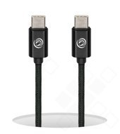 anco Premium USB-C auf USB-C Lade- und Datenkabel Nylon USB 3.2 Gen.2x2 1m - black 4051805695362 AN-190DC