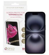 anco Tempered Glass Fullscreen für Apple iPhone 16 - black 4051805880553