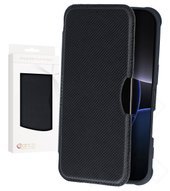 anco Bookcase Carbon Look für Apple iPhone 16 Pro - black 4051805884070