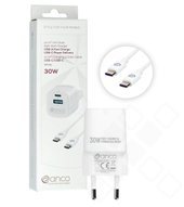 anco mini Ladeset Power Delivery USB-C auf USB-C 30W - white 4051805945269