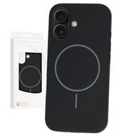 anco Magnet Liquid Silicone Case für Apple iPhone 16 - black 4051805970346