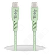 anco Bioly USB-C auf USB-C Daten- und Ladekabel 1,5 m - light green 4051805996834 AN-BIO30DC