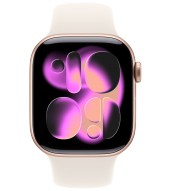 Apple Watch 11 AL 42 mm rose gold Sport (MEU04ZR/A) S/M - blassrosa