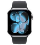 Apple Watch 11 AL 5G 42 mm space grau Sport (MF8C4ZR/A) M/L - schwarz