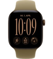 Apple Watch 12 AL 42 mm dunkelbronze Sport (MJEG4ZR/A) M/L - oliv