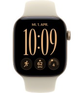 Apple Watch 12 AL 5G 42 mm lichtgold Sport (MJG24ZR/A) S/M - sand