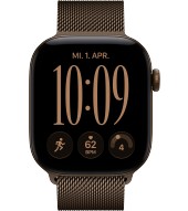 Apple Watch 12 AL 5G 42 mm dunkelbronze Milanaise Loop (MKDK4ZR/A) - dunkelbronz
