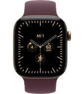 Apple Watch 12 42 mm 5G titan brilliantgold Sport (MJGK4ZR/A) M/L - burgunder