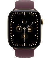 Apple Watch 12 46 mm 5G titan brilliantgold Sport (MJGT4ZR/A) M/L - burgunder