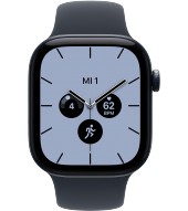 Apple Watch 12 42 mm 5G keramic nachtblau Sport (MJGY4ZR/A) S/M - navy blau