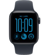 Apple Watch SE 2025 AL 5G 40 mm mitternacht Sport (MJLJ4ZR/A) M/L - navy blau