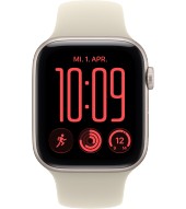 Apple Watch SE 2025 AL 5G 44 mm polarstern Sport (MJLL4ZR/A) S/M - sand