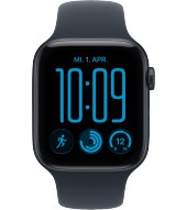Apple Watch SE 2025 AL 5G 44 mm mitternacht Sport (MJLQ4ZR/A) S/M - navy blau